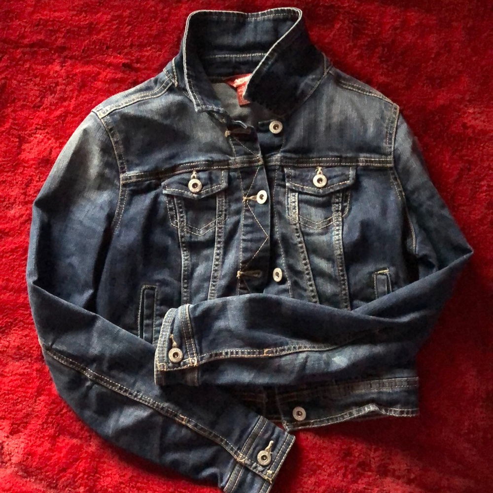 jean jacket.